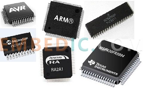 commonly used microcontrollers